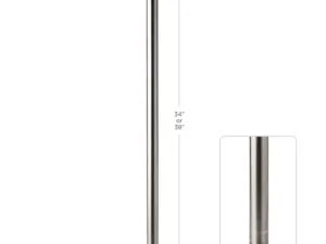 עמודים מנירוסטה מוברשת מדגם MERCURY עבור מדרגות בין קומות / מרפסות